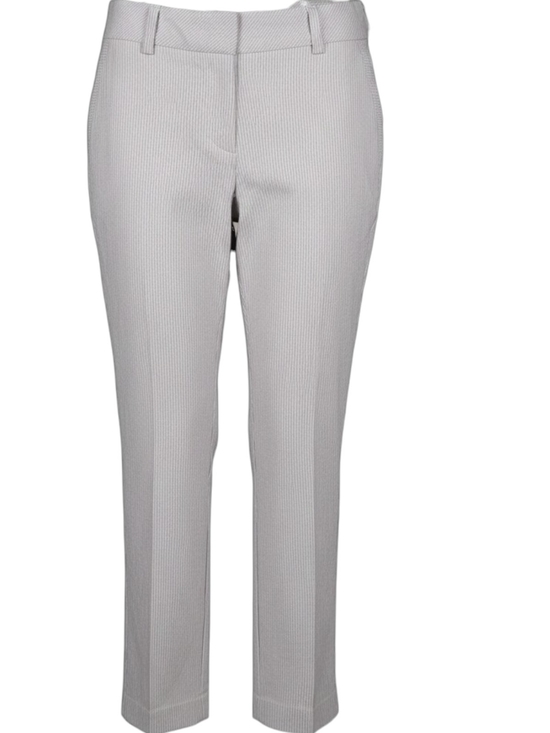 Worthington Pants - Worthington Slim Leg Pants | Size 18 | Gray White Pinstripe